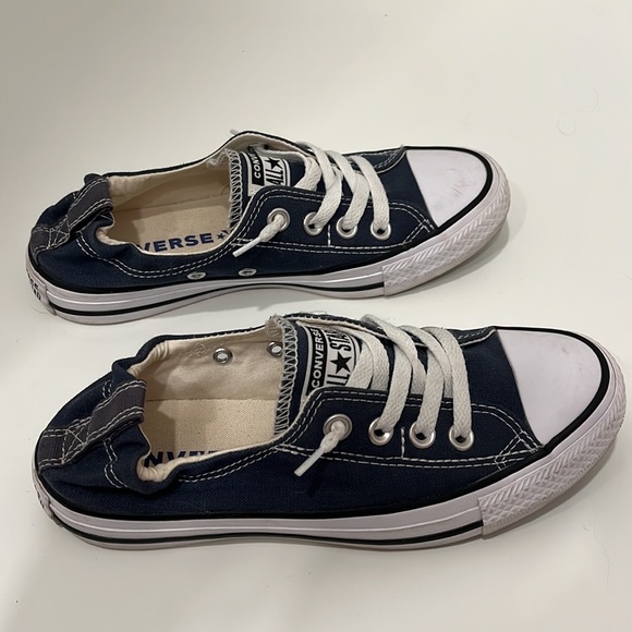 Converse navy blue all star used size 6.5 women - Picture 5 of 5